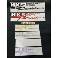 HKS POWER STICKER CAR MOTORCYCLE CUTTING STICKER