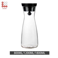[Lovoski] Cold Water Jug Water Carafe, Juice Jar Hot Cold Water Pitcher, Glass Pitcher for Hot Cold 