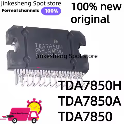 1pcs new original TDA7850 TDA7850A TDA7850H ZIP-25 4*50W linear audio amplifier car amplifier IC chi