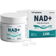 NAD Supplements 1100mg Liposomal NAD+ NAD Plus Supplement with 200mg Resveratrol for Men and Women