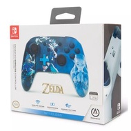 (全新保包養) Switch PowerA增強型無線手掣 Wireless Controller (薩爾達傳說 曠野之息 Midnight Ride Zelda, 行貨) -王國之淚 迷必買
