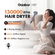 Gaabar 130K RPM Hair Dryer 680 Million Negative Ions HD-M01 MY Bestseller