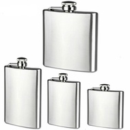 HOT Hip Flask 7/8/10oz Stainless Steel Hip Flask Liquor Whisky Alcohol Stainless Steel Drinkware Bottle Pocket Flask