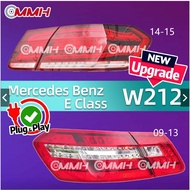 For Mercedes Benz E W212 2009-2015 Upgrade Modify LED อัพเกรด retrofit นำ เสื้อ​ไฟท้าย ไฟท้าย​แต่ง ไ