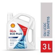 SHELL HELIX ECO PLUS FULL SYNTHETIC 5W-30  5W-30 SEGEL HOLOGRAM ORIGINAL 3 LITER - Pelumas Oli Mesin