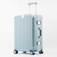 ST-⛵ New Aluminium Frame Luggage26InchUSBDouble Charging Suitcase Universal Wheel Luggage22Inch Boarding bag20Inch Q0P2