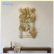 [nlkgeqg] Golden Ginkgo Foliage Wall Art Long-Lasting Finish Golden Foliage Metal Hanging