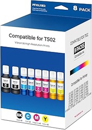 502 Ink Refill Bottles ET-2850 ET-4850 ET-15000 Ink Refill Compatible with 502 Ink Refill Bottles 8-