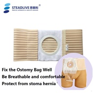 Ostomy Large Belt,Durable and Elastic Colostomy Abdominal Belt for Sports! Fix ostomy bags &amp; avoid Parastomal Hernia~ All Sizes