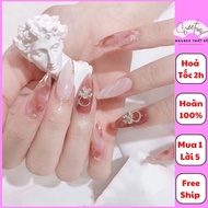 [STONED LOAD] Nail box designed according to standard Nail measurements with stone-patterned pattern