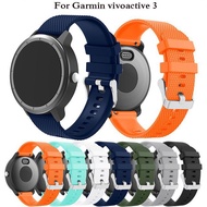For Garmin Vivoactive 3/Forerunner 245/245M/645/645M Watch band Silicone Replacement Strap