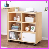 【FULL COD】 Bedside Cabinet with Wheels Printer Stand Office Printer rack Storage Bedside table be