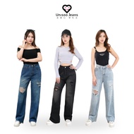 UNISOO JEANS - CK8002 Highwaist Jeans | Culottes Jeans | Highwaist Women's Jeans | Loose Jeans | Bag