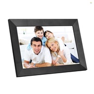 Andoer 10.1 Inch Smart WiFi Photo Frame Digital Picture Frame HD IPS Touch-screen 1280*800 Photo 1080P Video 16GB Storage Supports Auto Rotation Photo Sharing via APP
