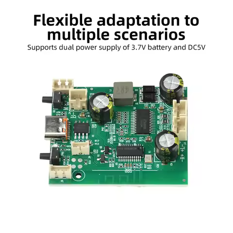 TWS Stereo Bluetooth Amplifier Board 2X10W Dual Channel DC5V 3.7V Battery Powered with EQ Adjustment