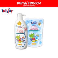 Tollyjoy Baby Accessories and Vegetable Liquid Cleanser 900ml Bottle with 1 Refill pack - Baby Kingdom