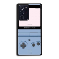 Custom Hardcase Case Samsung Galaxy Note 20 10 9 8 Plus Ultra FE Lite Light Blue Game Boy AB3109 Pro