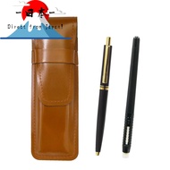 [Direct from Japan]
Slim Cowhide Pen Case (Brown), Pen-shaped Eraser (Black), AP300 Showa 40s Reprod