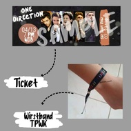 Ticket 1D & Wirstband Harry Styles Treat People With Kindness