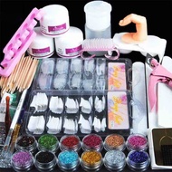 12 Colors DIY Nail Art Tool Set Professional Nail Art Tool Kit for Nail Trimming and Polishing GGF-V