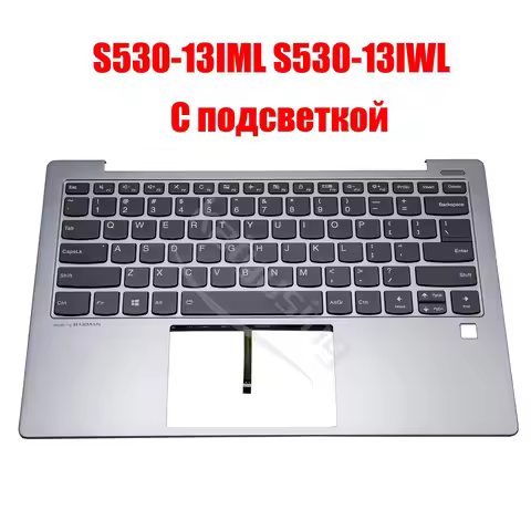 Russian US Keyboard for Lenovo IdeaPad S530-13IML S530-13IWL Topcase Palmrest With Backlit