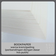 Dijual Kertas Bookpaper | 90 Gr | A4 | 1 Rim | Imperial | Paper Tbk