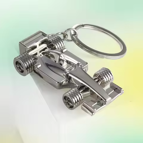 Creative F1 racing Car keychain pendant small gift racing club merchandise Zinc Alloy Material