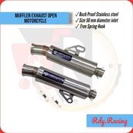 Mediwick Muffler Exhaust Open Motorcycle