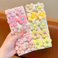 Cute Flower Girl Hair Tie Set Colors Baby Girl Elastic Ponytail Tie Colors Hair Rubber A6b3