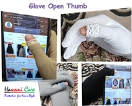 SARUNG TANGAN LUBANG JEMPOL   GLOVE OPEN THUMB