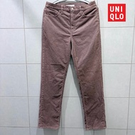 uniqlo Corduroy Pants Pink Waist 31 Inches Length 41