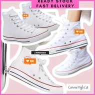 Kasut Cnverse High Cut/Low cut ALL*STAR unisex kasut sekolah putih white sneakers kasut perempuan ka