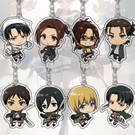 GANTUNGAN Attack On Titan AOT Anime Acrylic Keychain