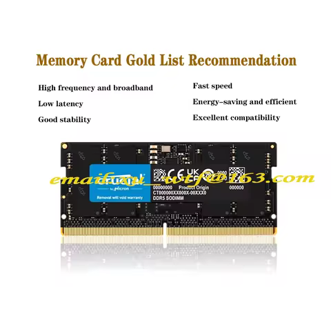 Band New DDR5 8GB 16GB 32GB 4800 5200 5600MHz Memoria Ram DDR5 Notebook Memory SODIMM Laptop RAM
