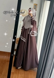 SERAGAM SET SYAR I MATT ITY CREPE  BY ATHATA GAMIS