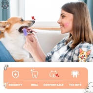 Dog Toothbrush Finger Toothbrush Dog Toothbrush Set 4 Pieces Set Dog Finger Toothbrush for Dog Teeth