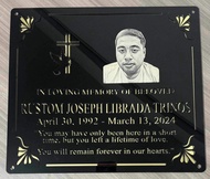 columbarium/LAPIDA LASER CUT(MEMORIAL SIGNAGE/MARKER/ACRYLIC