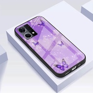 (GC 38) Oppo Reno 8 4G 8 5G 8 Pro Plus Glass Softcase - Oppo Reno 8 4G 8 5G 8 Pro Plus Glass Case - 