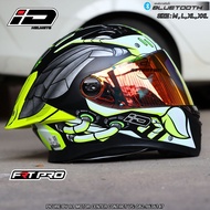 หมวกกันน็อคเต็มใบ ID รุ่น FRT PRO ใหม่ล่าสุด ผ่านมาตรฐาน มอก. และ ECE 22-06 ทรงสปอร์ตสุดเท่! M L XL