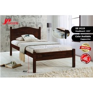 Yi Success Sean Wooden Single Bed Frame / Quality Single Bed / Katil Bujang Kayu / Slat Bedbase / Bedroom Furniture
