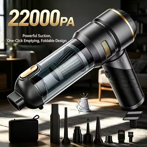 SUITU High Power Brushless Motor Wireless Handheld Vacuum Cleaner Portable Air Duster for Car Househ