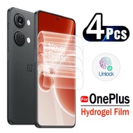 4PCS For OnePlus Nord 3 Hydrogel Film Screen Protectors For OnePlus 11 10 9 ACE Pro 9RT 10T 11R 8T Nord 2T CE 3 2 Lite Gel Film