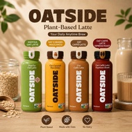 Oatside Matcha Oat Latte Milk 250ml Oat Caffe Latte 240ml Plant Based Tea Espresso Roast Caramel Mac