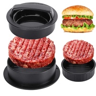 Alat Penekan Burger Pembuat Patty Hamburger, Alat Penekan Patty Burger Berisi, Acuan Masakan Patty B