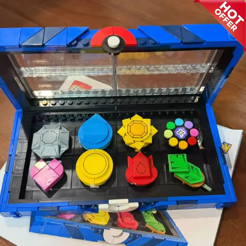 2026 New 312pcs Popular Anime Kanto Region Badge Collection Model Diy Creative Assembly Festival Par