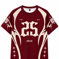 Viral Number T-Shirt 25 Jersey Boxy Vintage S - XXXXXXL 6XL Jersey Distro Oversize T-Shirt
