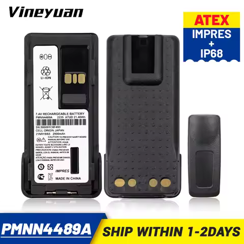 PMNN4489A IMPRES ATEX Battery For Motorola GP328D+ GP338D+ P8668I APX900 DGP5050E DGP5550E DGP8050E 