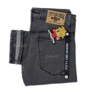 Fifty One Denim 51 Men's Slim Fit Skinny Stretch Long Jeans Grey