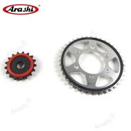 Arashi For KAWASAKI ZX-10R SE 2018-2020 525 Chain Front 17T Rear 39T Motorcycle Rubber Cushioned Spr