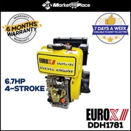 EUROX DDH1781 Diesel Engine (Thread/19mm) 6.7HP